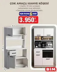 MOONLİFE ÇOK AMAÇLI KAHVE KÖŞESİ